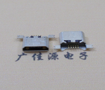 增城MK USB B Type 沉板0.9母座后两脚SMT口不卷边
