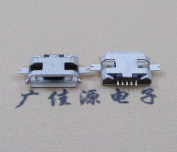 增城MICRO USB 5P接口 沉板1.2贴片 卷边母座