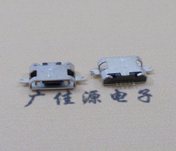 增城MICRO USB B型口 两脚SMT沉板0.7/1.0/1.6直边